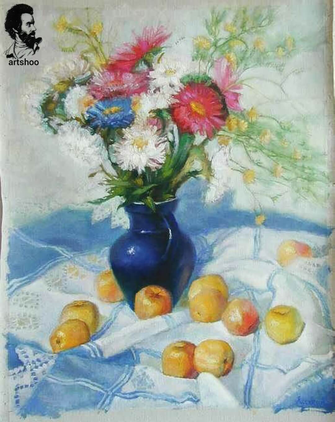 آموزش نقاشی رنگ روغن